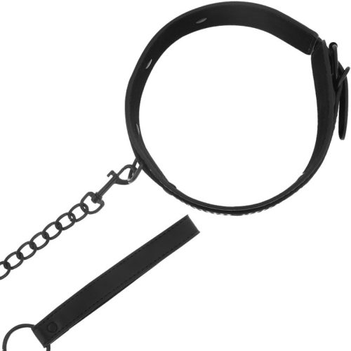 INTENSE - prémium vegán bőr fétis nyakörv