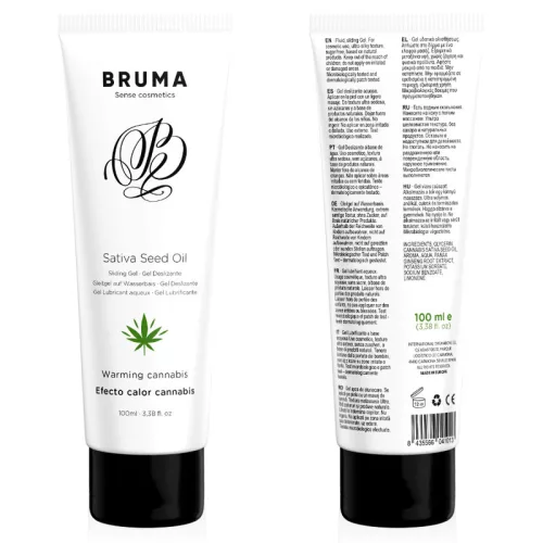 BRUMA - Melegítő csuszanó zselé kannabisz ízben 100 ml
