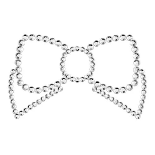 Bijoux - MIMI BOW ezüst mellbimbó takarók