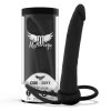 MYTHOLOGY - COBI ONYX – anál dildó heregyűrűvel, 13 cm szilikon