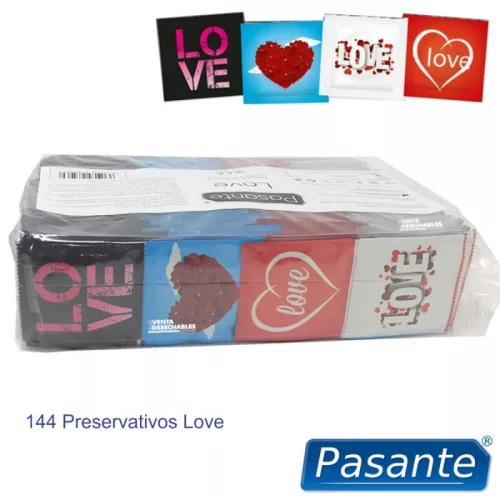 Pasante Love Bag óvszerválogatás - 144 db