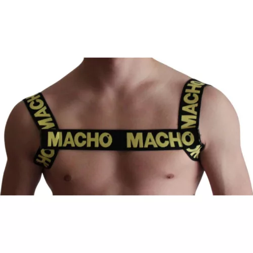 Macho - kétszínű prémium harnes szexjáték