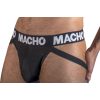 MACHO MX25NN - stílusos fekete jockstrap férfiaknak