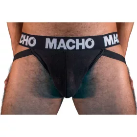   Macho MX25NN – prémium fekete jock szexi alsó L-es méretben