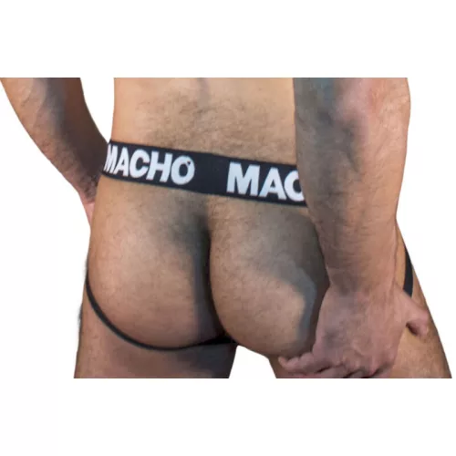 Macho MX25NN – prémium fekete jock szexi alsó L-es méretben