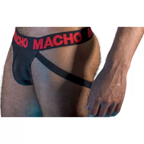 Macho MX26X2 – érzéki fekete-piros alsónadrág M méret