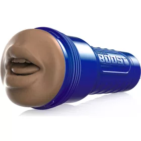   Fleshlight Boost Blow MD Flesh Mouth maszturbátor - száj, sötét natúr