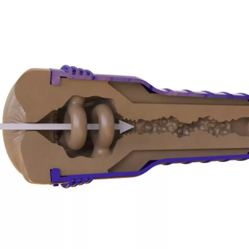 Fleshlight Boost Blast maszturbátor - anál, sötét natúr
