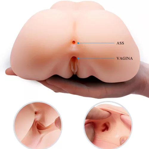 CRAZY BULL – valósághű vagina és végbél vibrátor