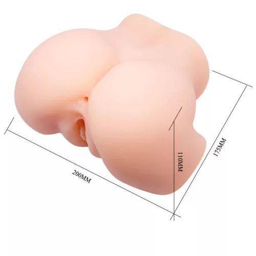 CRAZY BULL – valósághű vagina és végbél vibrátor