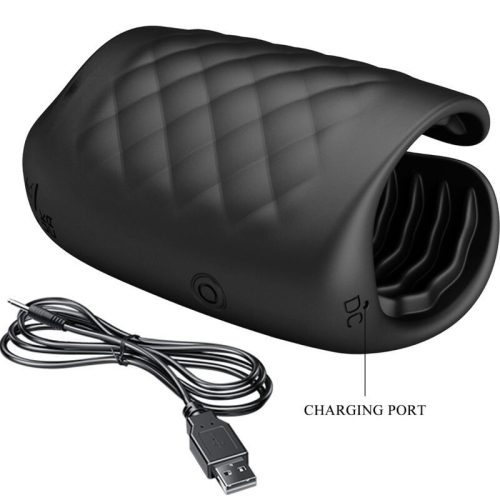 PRETTY LOVE – újratölthető pénisz vibrátor maszturbátorral