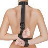 FETISH SUBMISSIVE – testkötöző nyakörv és csuklóbilincs szett