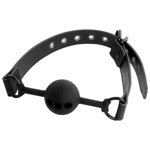 Fetish Bondage – légáteresztő szilikon golyós buksza