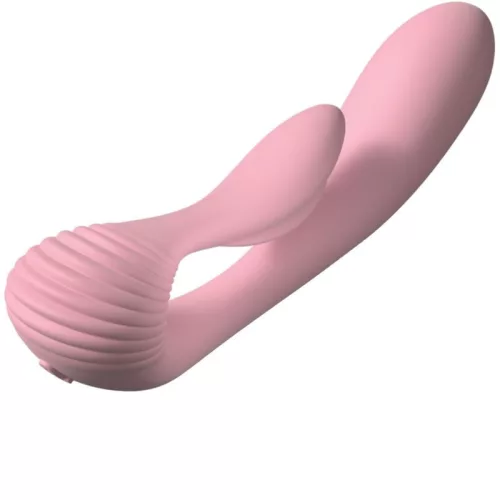 ADRIEN LASTIC - G-pontos dupla nyúl vibrátor rózsaszín