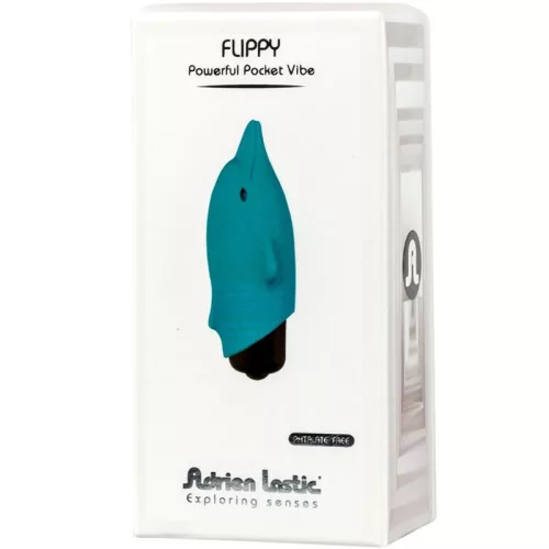 Adrien Lastic Flippy – vízálló zsebvibrátor, delfin formájú