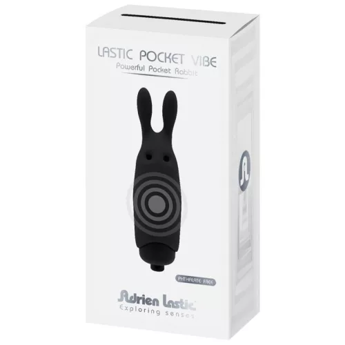 Adrien Lastic – zsebméretű fekete nyúl vibrátor