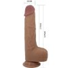 Pretty Love - realisztikus vibráló dildó 22,5 cm