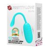 PRETTY LOVE – újratölthető vibráló tojás, világos zöld