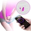 PRETTY LOVE – lila app vezérlésű vibráló tojás