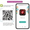 PRETTY LOVE – lila app vezérlésű vibráló tojás