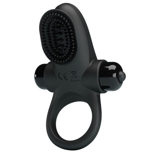 PRETTY LOVE – vibráló gyűrű fekete péniszhez