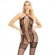 Leg Avenue - érzéki bodystocking vörös szív mintával