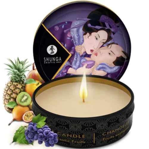 SHUNGA – egzotikus gyümölcs aromájú masszázsolaj