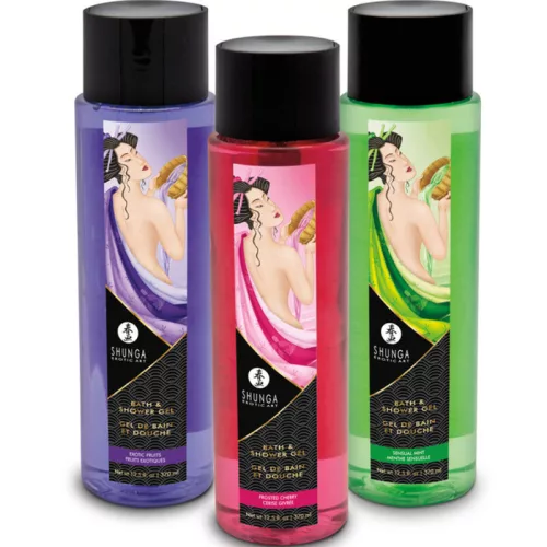SHUNGA – érzéki menta fürdő- és tusfürdő gél 370 ml