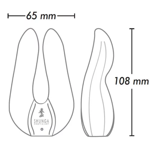 SHUNGA - AIKO intim masszírozó – elegáns feketében