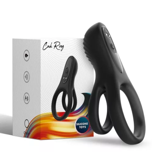 ARMONY – dupladöngő fekete vibrátor