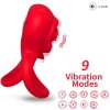 ARMONY - szív formájú vibrátor, szenvedélyes vörös 