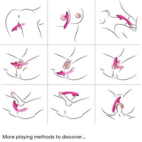 ARMONY – vibráló csiklóizgató fukszia színben