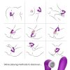 ARMONY - Ívelt lila csiklóizgató és vibrátor