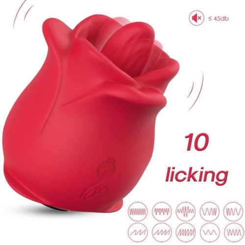 ARMONY - 10 módos csiklóizgató vibrátor piros színben