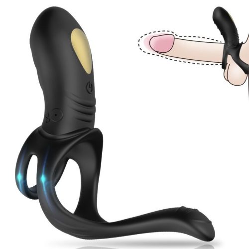 ARMONY Joy Jumper – páros vibrátor és anál dugó fekete
