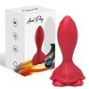 ARMONY – piros távirányítós vibrátor és análkúp (kicsi)