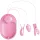 PRETTY LOVE – érzéki elektro-stimuláló csipesz pink színben