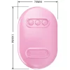 PRETTY LOVE – érzéki elektro-stimuláló csipesz pink színben