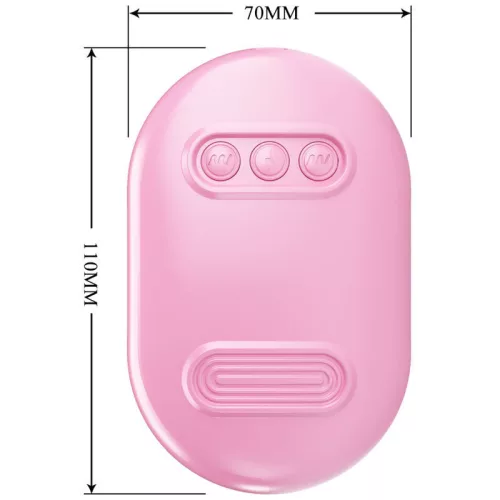 PRETTY LOVE – érzéki elektro-stimuláló csipesz pink színben