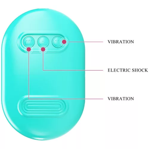 PRETTY LOVE - kék elektro-stimuláló csipesz intim élményhez