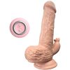 ARMONY – realisztikus vibrátor nyelvstimulálóval 19 cm