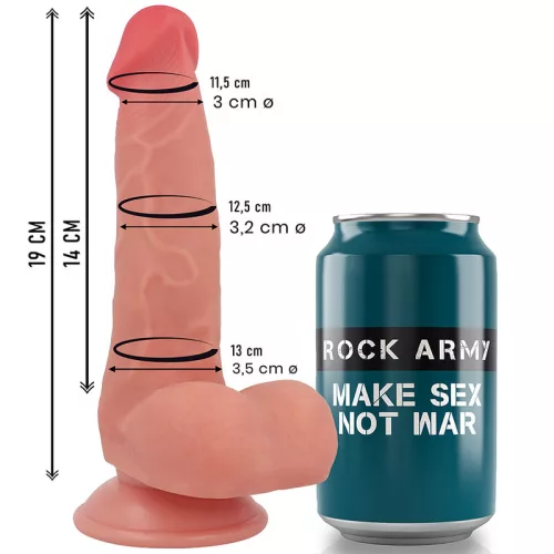 ROCKARMY - prémium folyékony szilikon - 19 cm-es eszköz
