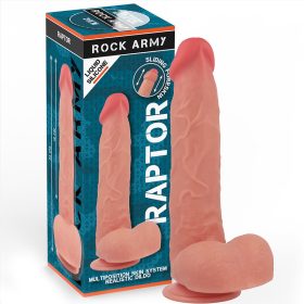  ROCKARMY – prémium folyékony szilikon Raptor vibrátor 24 cm