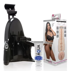   Fleshlight Violet Myers Waifu maszturbátor, univerzális automata adapterrel + 50ml síkosító - vagina