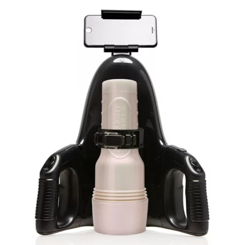 Fleshlight maszturbátor edző funkció, állítható szívóerő, 25 cm arany színű tok