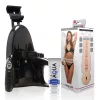 Fleshlight Riley Reid Utopia maszturbátor, univerzális automata adapterrel + 50ml síkosító - vagina