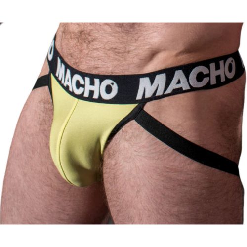 MACHO MX25A – sárga lycra jock alsó prémium kényelemért