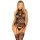 LEG AVENUE - CSIPKE MAGAS NYAKÚ BODYSTOCKING FEKETE