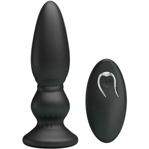 MR PLAY – erőteljes távirányítós anális vibrátor fekete