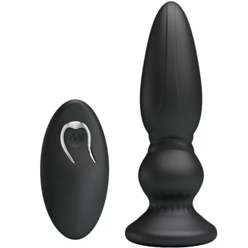 MR PLAY – erőteljes távirányítós anális vibrátor fekete